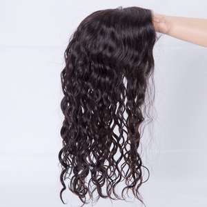 Prêt à expédier : Topper capillaire naturel lisse avec dentelle frontale et dos tissé, 16 pouces, 100 % cheveux humains vierges européens non traités - Product Image 4