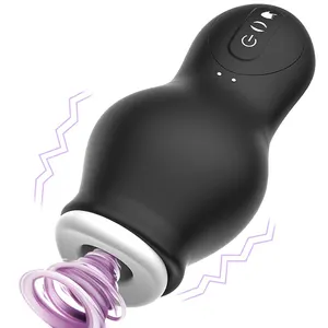 New Desgin Automatic Male Masturbator Cup Glans Massager Stroker Vagina Dildo Delay Lasting Trainer Sex Toy for Men s Fo