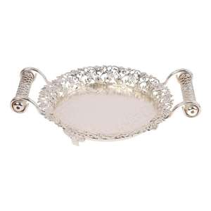 Bandeja Art Deco de Aluminio con Asa para Bodas - Product Image 2