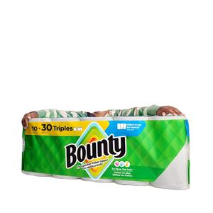 Toallas de Papel Bounty Select-A-Size, Blancas, 2 Mega Rollos = 8 Rollos Regulares - Product Image 1