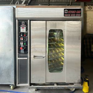 ราคาดี 8 ถาดเตาอบสําหรับเบเกอรี่ขนมปังมอเตอร์ 1Hp รับประกัน 1 ปีอุตสาหกรรมขนมปัง Pe และพาเลทไม้ Kien An ผู้ผลิตเวียดนาม - Product Image 6