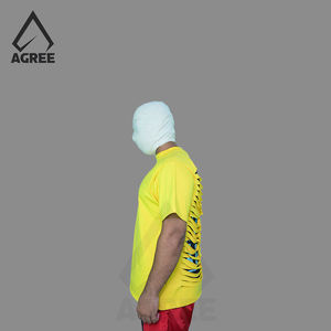 Venta al por mayor logotipo personalizado 230 Gsm peso pesado camisetas para hombres secado rápido 100% algodón tejido ligero estilo de impresión especial - Product Image 5