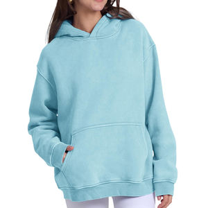 Nuevo estilo Sudaderas con capucha para mujer Buena calidad Diseño personalizado Basics Algodón Mezclado Comfort Fit Sudaderas con capucha para mujer - Product Image 4