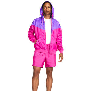 Veste coupe-vent sportive unisexe sur mesure, taille plus, avec capuche, coupe standard, décontractée, coupe slim, coupe-vent, automne - Product Image 6