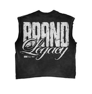 Camiseta lisa con serigrafía Vintage personalizada, camiseta de manga corta lavada, camisetas con estampado de algodón 100% para hombre, camisetas Boxy Fit - Product Image 6