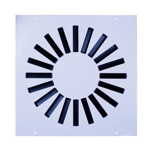 3JW 162228 VIM DAFR DF HE 9x6 Difusor de ranura recta RAL9003 Mate para ventiladores DFR HE9x6 Ventiladores de ventilación de ranura recta - Product Image 1