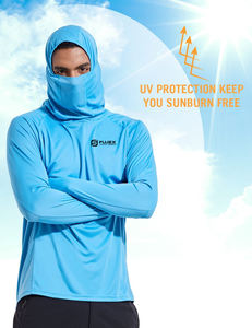 OEM Sweat à capuche de sport respirant à manches longues UPF50 + pour hommes, imperméable, avec masque, grande taille pour adultes - Product Image 2