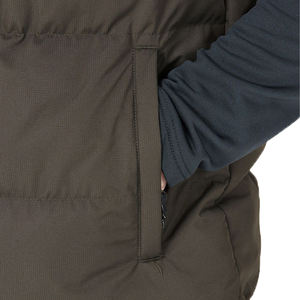 Nouveau design Vestes bouffantes d'hiver à la mode avec logo personnalisé Gilet pour hommes en coton à col montant sans manches - Product Image 3