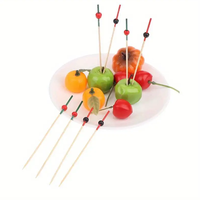 Brochette de haute qualité à bas prix-brochette en bambou naturel-bâtons de brochette en bambou manuels pour barbecue