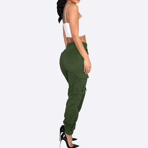 KATBROS INDUSTRY OEM Venta al por Mayor Pantalones Cargo Casuales de Invierno para Mujer, Cintura Elástica, Tela de Lona/Algodón/Poliéster, Personalizables, Alta Calidad - Product Image 6