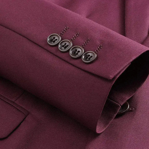 Traje DE BODA informal de negocios de 2 piezas para hombre, elegante, ajustado, transpirable, antiarrugas, Spandex/traje de nailon - Product Image 3