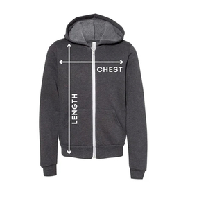 Sudadera con Capucha Personalizada Bella Canvas, Texto Personalizado, Sudadera con Capucha Personalizada, Sudadera con Capucha Universitaria con Cremallera - Product Image 1