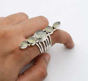Bague en argent sterling 925 pour femmes, bijoux fins, cadeau pour elle - Product Image 5