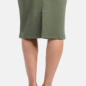 Faldas Lápiz de Algodón 100% Transpirables con Botones Naranjas para Mujer, Trajes de Negocios para Oficina y Desplazamientos Diarios - Product Image 6