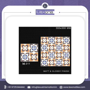 Carreaux de sol en céramique numérique marocain conçus sur mesure 30x30 CM utilisation extérieure brillante moderne résistant à l'acide classique différent - Product Image 3