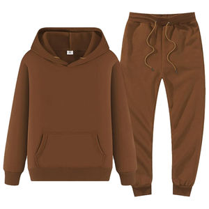 Nouveauté 2026 Survêtement Homme Logo Personnalisé Prix de Gros Personnalisé Coton Délavé au Soleil Poids Lourd - Product Image 4