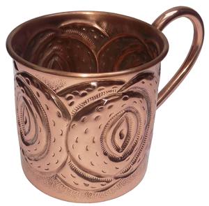 Taza de cobre martillado hecha a mano, vajilla tradicional duradera para Barware, café, té, cerveza y cóctel - Product Image 2