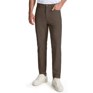 Pantalones de golf para hombre OEM con opciones de personalización pantalones elásticos ajustados para uso promocional UNIFORMES DE EQUIPO y uso diario - Product Image 3