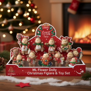 ML Flower Dolly - Juego de 3 figuras y juguetes navideños - Product Image 3