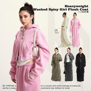 Sweat à capuche décontracté pour femme Ville Sports, automne-hiver, écologique, design personnalisé, en molleton de coton de haute qualité - Product Image 5