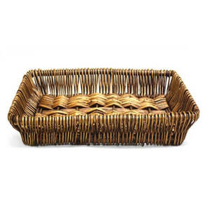 Caja de almacenamiento de ratán grande tejida a mano para frutas y aperitivos, cesta de Picnic Natural ecológica, Material vegetal de hierba duradero - Product Image 1