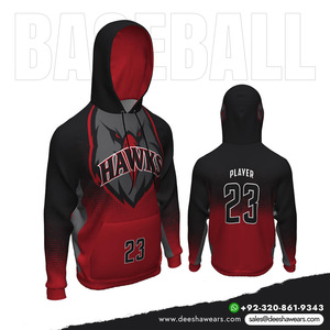 Sudadera con Capucha de Béisbol para Equipo, Estilo Pullover, Uniforme Deportivo, Cálida para Invierno, Transpirable, de Secado Rápido, Absorbe la Humedad, Deesha Wears - Product Image 2