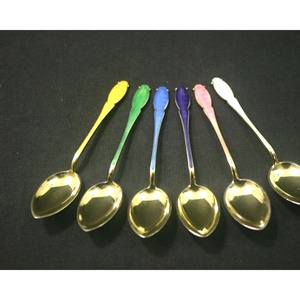 Nouvel ensemble de couverts plaqué or de haute qualité avec poignée faite à la main Couverts de luxe en acier inoxydable pour restaurant - Product Image 1
