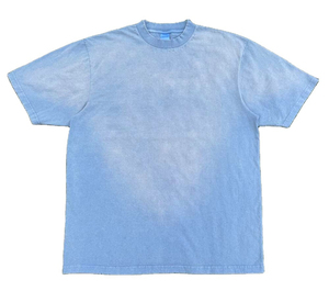 OEM Custom high quality stone & acid wash T shirts Custom <b>Logo</b> sun faded Oversized Cotton Heavyweight Boxy Tee t shirt for Men - Product Image 1