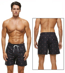Pantalones de gimnasio atléticos de verano para hombre, pantalones cortos de secado rápido, decoración de malla, traje de baño sólido de cintura media para Surf, correr, actividades en la playa - Product Image 6