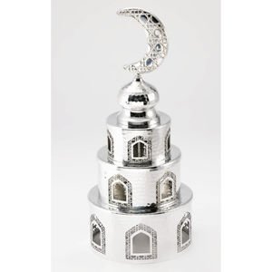 Bougeoir décoratif Ramadan en acier inoxydable bougeoir accent festif musulman bougeoir Eid al-Fitr - Product Image 6