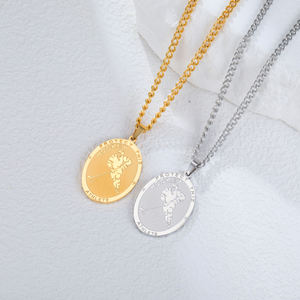 Pendentif Charme Gravé Hockey sur Glace en Moissanite, Argent Sterling 925 Plaqué Or 14 carats, Collier Amulette, Bijoux Cadeaux Hommes Femmes - Product Image 3