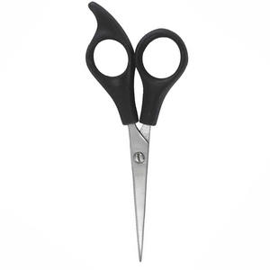 กรรไกรตัดผมด้ามพลาสติกสีดำ ราคาแพง ขนาด 5 นิ้ว สำหรับร้านเสริมสวย ใบมีดตรง ใช้ตัดผม กรรไกรเสริมสวย - Product Image 6