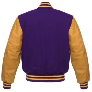 Chaqueta Universitaria de Béisbol Personalizada, Bordado Chenille, Lona, Relleno de Algodón, Chaqueta de Invierno con Letras Impresas - Product Image 6