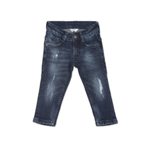 Jeans décontractés pour bébés garçons et filles, taille haute, écologiques, respirants, résistants à la décoloration, en denim doux, 0-14 ans, personnalisables - Product Image 2
