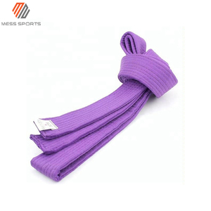 Wholesale MESS SPORTS OEM Custom Made Logo Karate <b>Belt</b> High Quality Color Stripe Polyester/Cotton Unisex Martial Arts <b>Belt</b> - Product Image 5