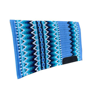 Tapis de selle en laine de Nouvelle-Zélande style western, multicolore, doublure en laine de vison, qualité supérieure, personnalisable, prix de gros, vente chaude - Product Image 1