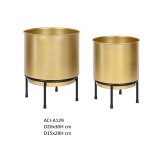 Nordic Style Metal Planter <b>Pot</b> on Stand Unique Indoor Home Decor Coating <b>Small</b> <b>Plant</b> Flower Living Rooms Garden Lawn Flowers - Product Image 5