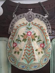Pochette à main vintage brodée de style bohème avec perles, design fantaisie, doublure, pour mariage, fête, vente en gros - Product Image 4