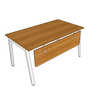 BFATB006 AtonBamboo 140x80cm <b>Foldable</b> Computer <b>Table</b> with Iron <b>Legs</b> Extendable and Storage Features for Living Room Use - Product Image 1