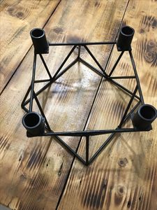 Bougeoirs en métal en gros à la mode pour la maison accentuant les intérieurs modernes avec des lignes épurées au taux de vente - Product Image 2