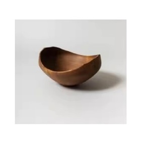 Bol de service en bois de conception intemporelle de forme carrée pour les repas de tous les jours et les occasions de fête - Product Image 3