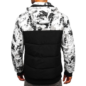 2024 vente chaude hiver chaud coupe-vent à capuche manteau brillant doudoune extérieure épaisse doudoune pour hommes - Product Image 2