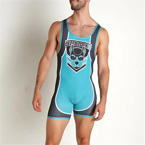 Singlets de Lucha Unisex para Adultos, Sublimados Personalizados, Transpirables, de Poliéster y Elastano, de Secado Rápido, Ropa Deportiva al por Mayor - Product Image 4