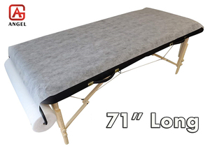 Drap de lit jetable en PP non tissé jetable imperméable à l'eau drap de lit non tissé drap de lit perforé en rouleaux rouleau de papier de table de massage - Product Image 2