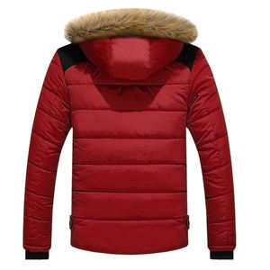 Veste matelassée légère isolée pour homme Manteau matelassé chaud et coupe-vent de haute qualité avec col à capuche pour la randonnée personnalisable - Product Image 4