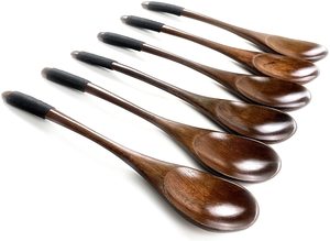 Custom 5 Pieces <b>Pasta</b> Server Slotted Spoon Food Turner Curved Spoon Solid Spoon Cacia Wood Kitchen Cooking Utensils - Product Image 2