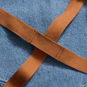 Tablier de Chef croisé le plus vendu Tablier personnalisable avec poche Tabliers à dos nu à la mode pour hommes femmes Chef de cuisine serveur - Product Image 4