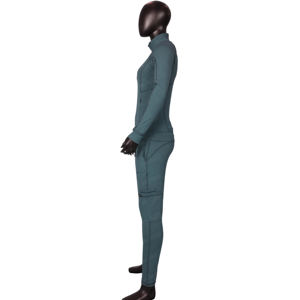 Blaze Fight Trendy Hospital Scrubs Stand Collar Conjuntos de uniformes con mangas completas y cortas Moderno y elegante - Product Image 4