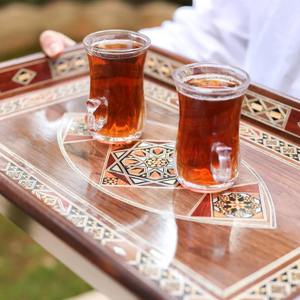 Bandejas de servicio de madera real de estilo italiano, suministros al por mayor OEM ODM personalizables, bandejas Meena personalizadas - Product Image 4