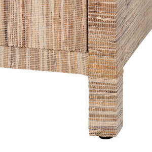 Meubles de chambre à coucher de luxe à 2 tiroirs en toile de gazon tissée bohème antique pour la maison pour le salon - Product Image 4